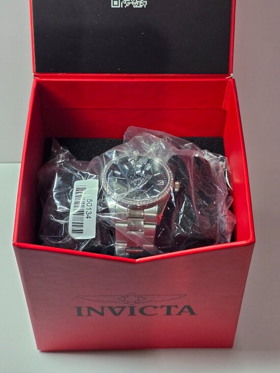 Invicta Specialty Unisex Watch w/ Mother of Pearl Dial 38mm Steel, Black (50134) main image 2